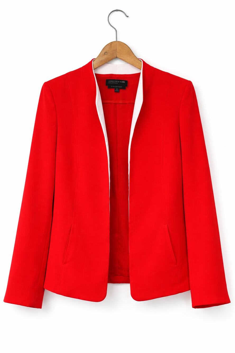 Jones New York Blazer Womens Size S Maximalist Colorful Dopamine Jacket Summer